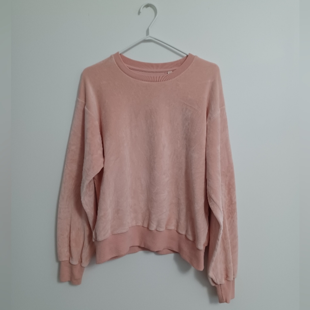 Golden By TNA Velour Crewneck Sweater